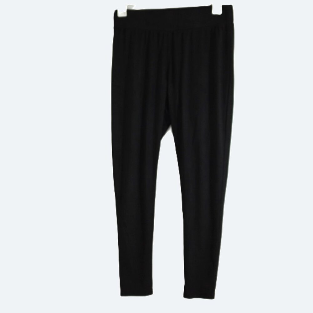 COPY - Nordstrom black faux suede pants elastic waist size L